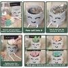 Uguisu Long Leg Planter, Cute Leg Hanging Smiley Planter, Small Plant Pot, Succulent Planters, Cement Pot, Decor Indoor Planters, Mini Succulent Pot (Gray/2pcs-No Drainage Hole-No Plant) view 2