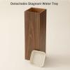PPGE Freestanding Umbrella Holder Stands for Entryway Wooden Modern Umbrella Rack Organizer for Office Home Umbrella Storage Rack with Removable Drip Tray for Walking Stick and Umbrella Stand view 3