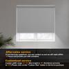 Boolegon Blackout Roller Shades for Windows Cordless Room Darkening Roller Blinds Black Out Window Shades for Home Office Bedroom Media Room Sliding Door Grey,28" W x 64" H view 2