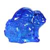 Fortune Rabbit Crystal Art Statue Mini Good Luck Figurines Tabletop Ornaments Home Decor- Symbolizing Wealth Success Longevity #3 50MM view 1