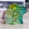 Fortune Rabbit Crystal Art Statue Mini Good Luck Figurines Tabletop Ornaments Home Decor- Symbolizing Wealth Success Longevity #3 50MM view 4