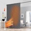 RYB HOME Grey Large Thermal Insulated Curtain for Winter, Window Insulation Soundproof Room Divider for Drafty Door Basement Laundry Acoustic Covering as Door Curtain, W48 x L96 inch, 1 Panel view 1