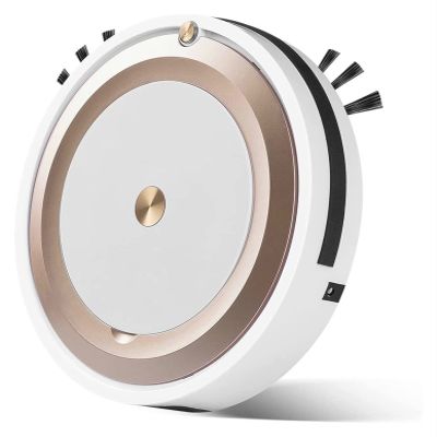 Upgraded Robot Vacuum,App Remote Control Robot Vacuum Cleaner Mini Floor Cleaning Sweeper Machine USB,Daily Schedule Cleaning, Multiple Cleaning Modes Vacuum Best for Pet Hairs, Hard Floor & Medium Ca