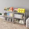 EZPEAKS Chrome 6-Shelf Shelving Unit, Changeable into 2 of 3-Shelf Units, 72H X 36W X 16D Adjustable Heavy Duty Steel Wire Shelves, 350 lbs Loading Capacity Per Shelf view 4