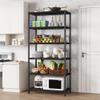 EZPEAKS 6-Shelf Shelving Unit, Changeable into 2 of 3-Shelf Units, 72H X 36W X16D Adjustable Heavy Duty Steel Wire Shelves, 350 lbs Loading Capacity Per Shelf view 2