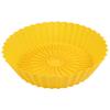 2pcs Airfryer Silicone Basket Air Fryer Oven Baking Tray Pizza Fried Chicken Airfryer Pan Liner Pot Accessories Silicone Tray (Color : Yellow) view 1