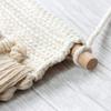 Macrame Wall Hanging Red Hand-Woven Tassel Tapestry Wall Shelf, Suitable for Home Accommodation/Office view 3