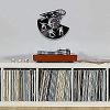 Silent Wall Clock Skating Skateboarder Vinyl Album Record Clock for Boys Room Home Decor Watches Skateboard Street Sport Art Silent Quartz Clock view 3