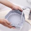 Air Fryer Silicone Liners Pot Reusable Baking Tray NonStick Air Fryers Pan Basket For Kitchen MicrowaveOven AirFryer Accessories (Color : Gray) view 4
