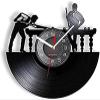 Kitchen Clocks Wall Billiards Player Wall Sign Personalized Wall Clock Pool Billiards Snooker Room Vinyl Clock Man Cave Clock Mechanism view 1