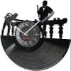 Kitchen Clocks Wall Billiards Player Wall Sign Personalized Wall Clock Pool Billiards Snooker Room Vinyl Clock Man Cave Clock Mechanism view 2