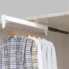 THEGA Wardrobe Pull-Out Trousers Rack - Extendable Pull Out Closet Rod, Expandable Wardrobe Rod, Adjustable Wardrobe Clothes Rail, Expandable Hanger Rail (Size : 40cm) view 3