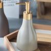 Lotion Dispenser Soap Dispenser Bottle Cone Countertop Soap Dispensers Ceramic Lotion Dispensers Elegant Soap Dispenser For Shower Refillable 280ml/9.4oz Lotion Pump Bottle Bathroom Soap Dispenser ( C view 3