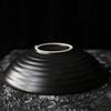 9.45 Inch Porcelain Soup Noodles Salad Bowl Rice Bowl Underglaze Ceramic Kitchen Tableware Japanese Style - Capacity 1000ml - Black view 3