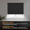 Boolegon Blackout Roller Shades for Windows Cordless Room Darkening Roller Blinds Black Out Window Shades for Home Office Bedroom Media Room Sliding Door Black,28" W x 64" H view 2