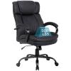 Big and Tall Office Chair 500lbs Heavy Duty PU Leather Executive Computer Chair High Back Ergonomic Office Chair Home Office Desk Chair with Lumbar & Back Support for Heavy People, Black view 1