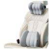 MAXZIZ Car Headrest Waist Pillow Memory Foam Seat Support Neck Rest Car Back Lumbar Cushion (Color : Waist Pillow Grey) view 2