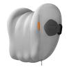 Car Headrest Waist Pillow Memory Foam Seat Support Neck Rest Car Back Lumbar Cushion (Color : Neck Pillow Grey) view 1