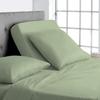 Online Bedding Linen Flex Top Queen Size Bed, 800TC Egyptian Cotton 18" Deep Pocket Split Sheets for Sleep Number Bed (4 Pcs) 28" Top Split Sheet - Sage view 1