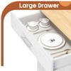 JY QAQA 42" Kitchen Island on Wheels with Storage Cabinet Kitchen Cart Cabinet with Shelves, Cart Handle for Towel Rack or Free Mobility, Portable Islands for Kitchen view 2