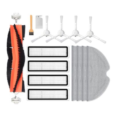 KBUYS Main/Side Brush Mop Cloths Hepa Filter Compatible with Bot L10 Pro D9 Compatible with TROUVER LDS Finder Robot Vacuum Cleaner Accessories(SMT654)