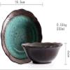 7.3 Inch Japanese Ceramic Bowl Ramen Big Bowl Beef Noodles Soup Rice Bowls Fruit Salad Container Vintage Kitchen Tableware view 4
