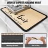 DK177 Coffee Mat - Dish Drying Mat for Kitchen Counter, Hide Stain, Absorbent with Waterproof Rubber Backing, Fit Kitchen Dish Rack Bar Accessories (Coffee Bar, 19" x 12") view 4