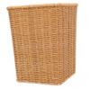 COLLBATH Retro Woven Trash Can Versatile Weaving Wastebasket for Kitchen Bathroom Living and Home Decor Lightweight Multi-Functional Storage Basket for Sundries and Fruits view 1