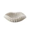 PUSHPA EXPORTS Marble Bowl Fruit Bowl, Stone Bowl Decorative Bowl Decorative Trays Marble Fruit Bowl Marble Ruffle Bowl Marble Floral Bowl Home Decor Gifts (18 inch) view 1