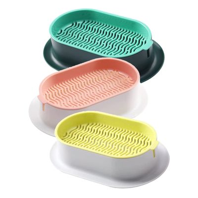 CIYODO 3pcs Cat Grass Planter Box Set Hydroponic Cat Grass Container for Home Soilless Planting