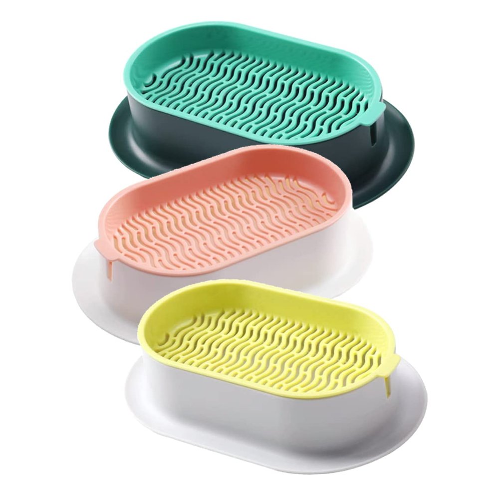 CIYODO 3pcs Cat Grass Planter Box Set Hydroponic Cat Grass Container for Home Soilless Planting