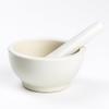 JEWEL TOOL 4" Ceramic Bowl & Pestle | Durable for Crushing & Grinding | Non-Absorptive | Compact & Travel-Friendly | for Kitchen, Lab, Pharmacy & More view 3