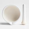 JEWEL TOOL 4" Ceramic Bowl & Pestle | Durable for Crushing & Grinding | Non-Absorptive | Compact & Travel-Friendly | for Kitchen, Lab, Pharmacy & More view 4