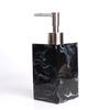 NOBRIM Bathroom Accessory 6-Pieces Resin Marble Texture Bathroom Accessories Set with Soap Dish Toothbrush Holder Cup Soap Dispenser Bathroom Wash Set Bathroom Wash Set view 3