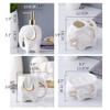 NOBRIM Bathroom Accessory 5-Piece Bathroom Accessory Set Cute Elephant Design Bathroom Wash SetSoap Dispenser Toothbrush Holder Soap Dish Mouthwash Cup Bathroom Wash Set view 2