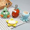 NOBRIM Bathroom Accessory 4 Pieces Cute Animals Bathroom Accessories Sets Ceramic Bathroom Set Soap Dispenser/Toothbrush Holder/Tumbler/Soap Dish Toiletries Bathroom Wash Set view 3