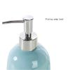 NOBRIM Bathroom Accessory 5-Pieces Ceramics Bathroom Set, Blue Whale Shape Bath Bathroom SetsIncludes Toothbrush Holder, Soap Dispenser, 2 Tumbler, Soap Dish Bathroom Wash Set view 3