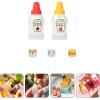 Plastic Squeeze Bottles, Mini Soy Sauce Bottles Squeeze Salad Dressing Bottles, Kitchen Squirt Bottles For Condiments view 2