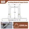 BJADE'S Window Air Conditioner Bracket No Drilling,Window AC Support Bracket,Universal A/C Units Mounting Brackets,Up to 200 lbs.Fits Single Or Double Hung Windows view 2