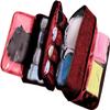 AIBEARTY Portable Waterproof Underwear Storage Bag Travel Bra Organizer Lingerie Socks Toiletry Bag Layer Cosmetic Pouch for Women Men view 1