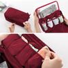 AIBEARTY Portable Waterproof Underwear Storage Bag Travel Bra Organizer Lingerie Socks Toiletry Bag Layer Cosmetic Pouch for Women Men view 2
