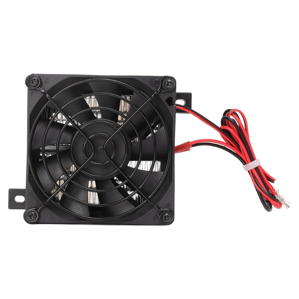 PTC Car Fan Heater, 24V 100W Insulated Fast Heating Energy Saving PTC Heating Fan for Vehicle