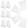 Zerodeko 10pcs Drawstring Shoe Storage Pouches Breathable Shoe Organizers for Travel and Home Versatile Reusable Bags for view 1