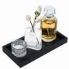 Black Toothbrush Holder for Bathrooms and Marble Black Small Silicone Tray for Kitchen, Sink, Vanity view 4