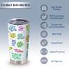 ATHAND 20 Oz Stainless Steel Insulated Travel Tumbler, My Mental Health Breakdown, Positive Daily Affirmation Gift for Women view 2