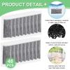 48 Packs Replacement Activated Charcoal Distiller Filters Coconut Shell Activated Carbon Filter Sachets Compatible with Countertop Water Distiller Models view 3
