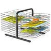 Wire Art Drying Rack for Classroom Paint Drying Rack Art 20 Shelves Metal Desktop Artwork Storage Display Rack Art Drying Rack for Classroom Painting Crafts (Black) view 1