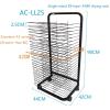 Mobile Art Drying Rack for Classrooms, Solid Metal Artwork Storage Display Rack, Power Coated Design, Drying Rack with Wheels Painting Crafts, Ideal for Schools and Art (Size : 25-Layer) view 2
