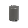 DYPASA Garbage Can 8L/12L/15L Household Large Stainless Steel Trash Can Kitchen Bathroom Bedroom with Lid Trash Can Trash Bin ( Color : Gris , Size : 8l ) view 1