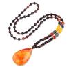National Wind Black Sandalwood Exorcism Brand Buddha Statue Pendant() view 1
